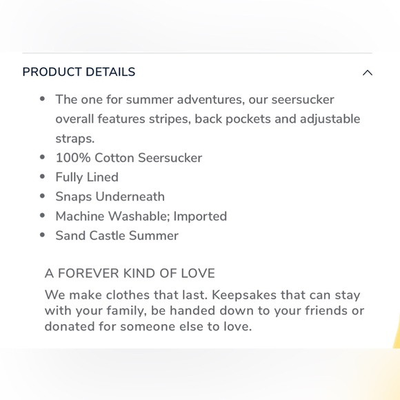 Piano and Jack seersucker overall features stripes, back pockets 18-24 months - Picture 2 of 5